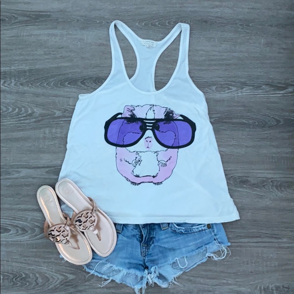 ❤️ Hamster with Sunglasses Swing Tank Top Size Medium
